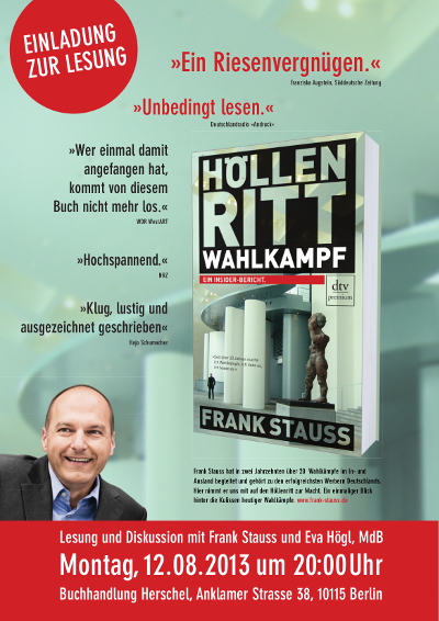 Frank Stauss- Hllenritt Wahlkampf - Ein Insider-Bericht